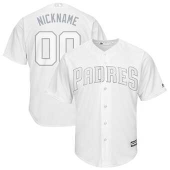 San Diego Padres Majestic 2019 Players Weekend Cool Base Roster Customized White Jersey,We sell and wholesale San Diego Padres Majestic 2019 Players Weekend Cool Base Roster Customized White Jersey on line form chian!